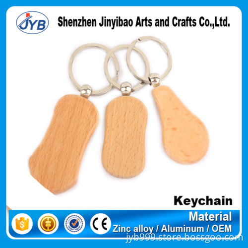 hot sale new design custom wooden keychain